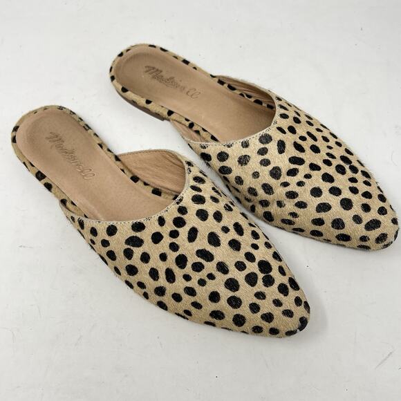 MADEWELL Remi Mule Sand Dune Spotted Multi Remi Slip On Mules Womens Size 6.5 - Picture 9 of 11